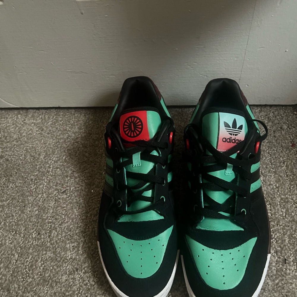 adidas Men's Shoes - Green and Black